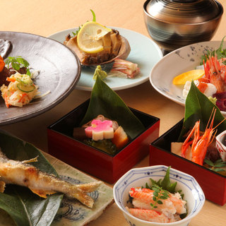 Special Kaiseki course starts from 11,000 yen