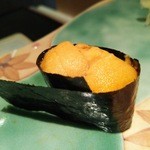 鮨 相澤 - 紫雲丹軍艦巻