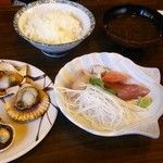 磯料理ヨット - ヨット定食１８００円