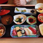 雷音 - 雷音御膳（茶碗蒸し未掲載）