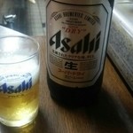 梅田屋 - アサヒスーパードライ 瓶ビール600円