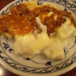 江戸川橋　加賀廣 - グラタン取り分けてみた