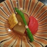 Washu Washoku Ebisu Kuroobi - 彩り夏野菜の冷製