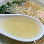 玄龍 - 冷やしらーめんのスープ！透き通ってます