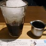 上島珈琲店 - エチオピア・モカのコーヒーグラニータ＠上島珈琲店新大阪店（2015年6月27日）