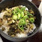 Nagara Udon - 野沢菜丼（２３０円）