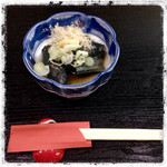 十八番 - お通しの茄子。