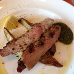 トラットリア グランボッカ - 無菌豚の肩ロースグリル