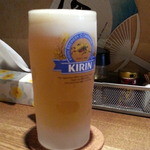 Membu Shibamori - 生ビールは一番絞り450円