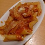 エビス バー - おつまみペンネ アラビアータ 税込702円