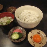 えどぼり 和じ庵 - 201005訪問　釜揚げシラスご飯