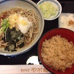 Yabufuku - 辛み冷やしそば＋しらす飯@890?