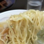 中華そば 七面 - 麺アップ