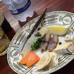 清加和 - 燻製（鯖）とチーズ盛り…バランタインを微炭酸で！