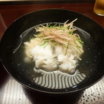 天神橋 青木 - お椀（鱧）