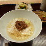 天神橋 青木 - 鱧茶漬け