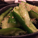 SATOブリアン - 2015/08_ごま塩たたききゅうり