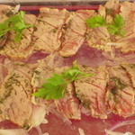 大地のテラス - マグロのカルパッチョ