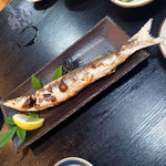 お食事処水仙 - 「本カマス　塩焼き」　５５０円