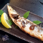 お食事処水仙 - 「本カマス　塩焼き」　５５０円