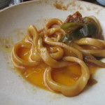 煮込みうどん かに屋 - ザ・カルボナーラ