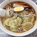 中華麺店 喜楽 - ワンタン麺 Aug/2015