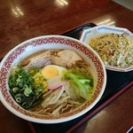 若大将 - ラーメン＆炒飯（800円）2015年8月