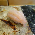 小判寿司 - 芝海老は昆布〆、そして塩