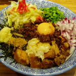 ラーメン燈郎 - リニューアル・台湾汁なし油そば（ミニ）７３０円