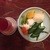 ひよし - 料理写真:並々と注がれた山葡萄割りの焼酎は飲みごたえありです