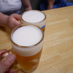うな徳 - 2015/7/☆   生ビールで乾杯〜〜