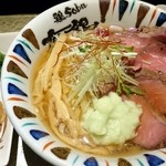 鶏Soba 座銀 - 限定soba冷やしわさビーフ♪