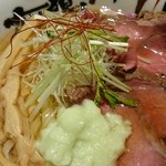 鶏Soba 座銀 - 限定soba冷やしわさビーフ♪