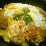 とんかつ いわい - かつ・海老丼アップ