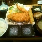 とんかつ いわい - とんかつ、エビフライ、ふきのとうフライ