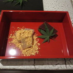 日本料理 TOBIUME - 水羊羹と蕨餅