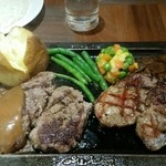 ハングリータイガー - プレミアムセット　オリジナルハンバーグとイベリコ豚ロース。