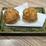 Hanabusa - 海老新丈蓮根揚げ、540円です。