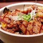 旬菜ステーキ処 らいむらいと - 特製ステーキ丼