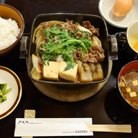 ざくろ 銀座店 - 国産牛ロース すき焼き