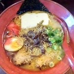 Waketa Gami - ラーメン  ７００円  無料のスライスチーズトッピング