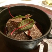 ルカンケ - フォアグラのポアレと半熟卵　サマートリュフ薫るマデラソース