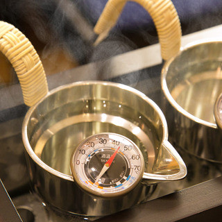 日本酒の温度にこだわる