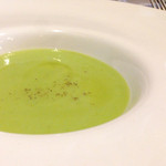 Osteria YOSHIE - アミューズ（カンロの冷製スープ）