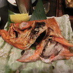 あぷちゃ - 金目鯛のかま焼き。めちゃ美味しいです～♡目玉も食べちゃう～♪