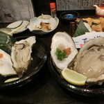 あぷちゃ - 岩牡蠣、２種類。