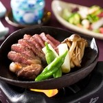 [Very popular Steak lunch] Wagyu sirloin Steak set meal