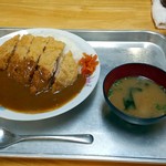 ふじや食堂 - カツカレー大盛り７５０円