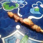 さえ喜 - 蛤のひも串焼き