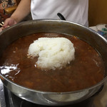 たつ屋 - ご飯（小）投入